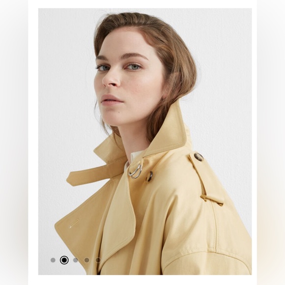 Club Monaco Trench Coat Sz Small - Picture 5 of 11